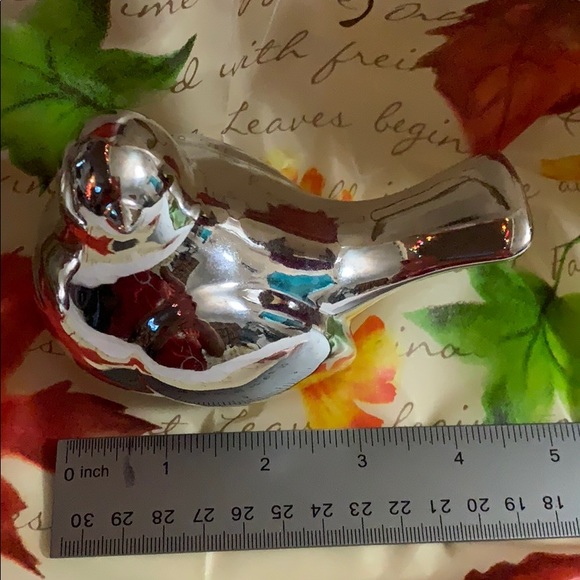 Silver Ceramic Doves - Picture 3 of 6